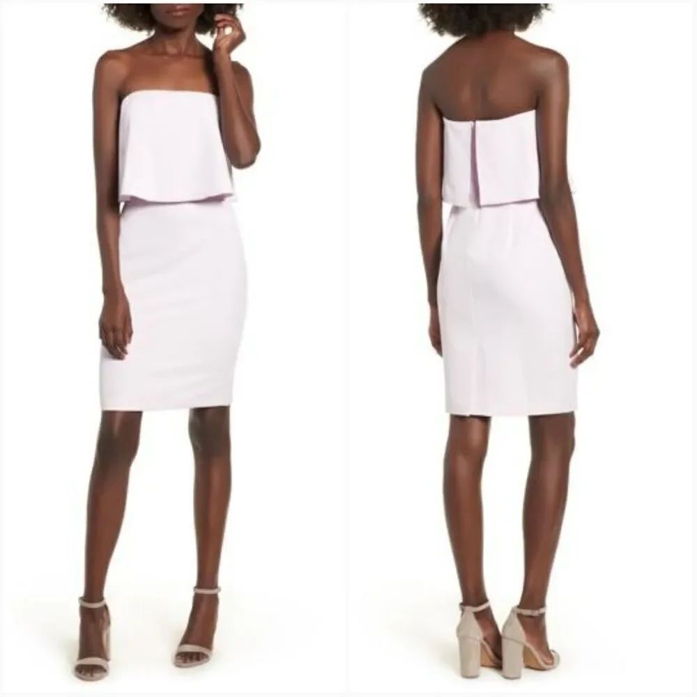 Socialite Popover Strapless Dress Sz S